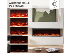 Lareira| Lareira elétrica BALDERIA pure Orson 60 - Lareira de parede/embutida - Preto