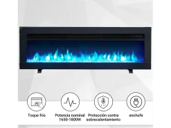 Lareira elétrica BALDERIA Agnes 40 - Lareira de chão, de parede ou embutida -^ Lareira
