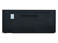 Hauss Spole Lareira elétrica com 12 cores de chama - Montagem na parede ou embutida - Preta 106,5×46,5×12^ Lareira