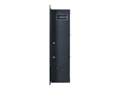 Hauss Spole Lareira elétrica com 12 cores de chama - Montagem na parede ou embutida - Preta 106,5×46,5×12^ Lareira