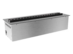 Lareira elétrica com queimador de inserção embutido APP vapor de água 3D 75 PRO-LINE Cinzento
