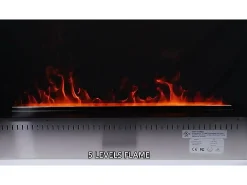 Lareira elétrica com queimador de inserção embutido APP vapor de água 3D 75 PRO-LINE Cinzento