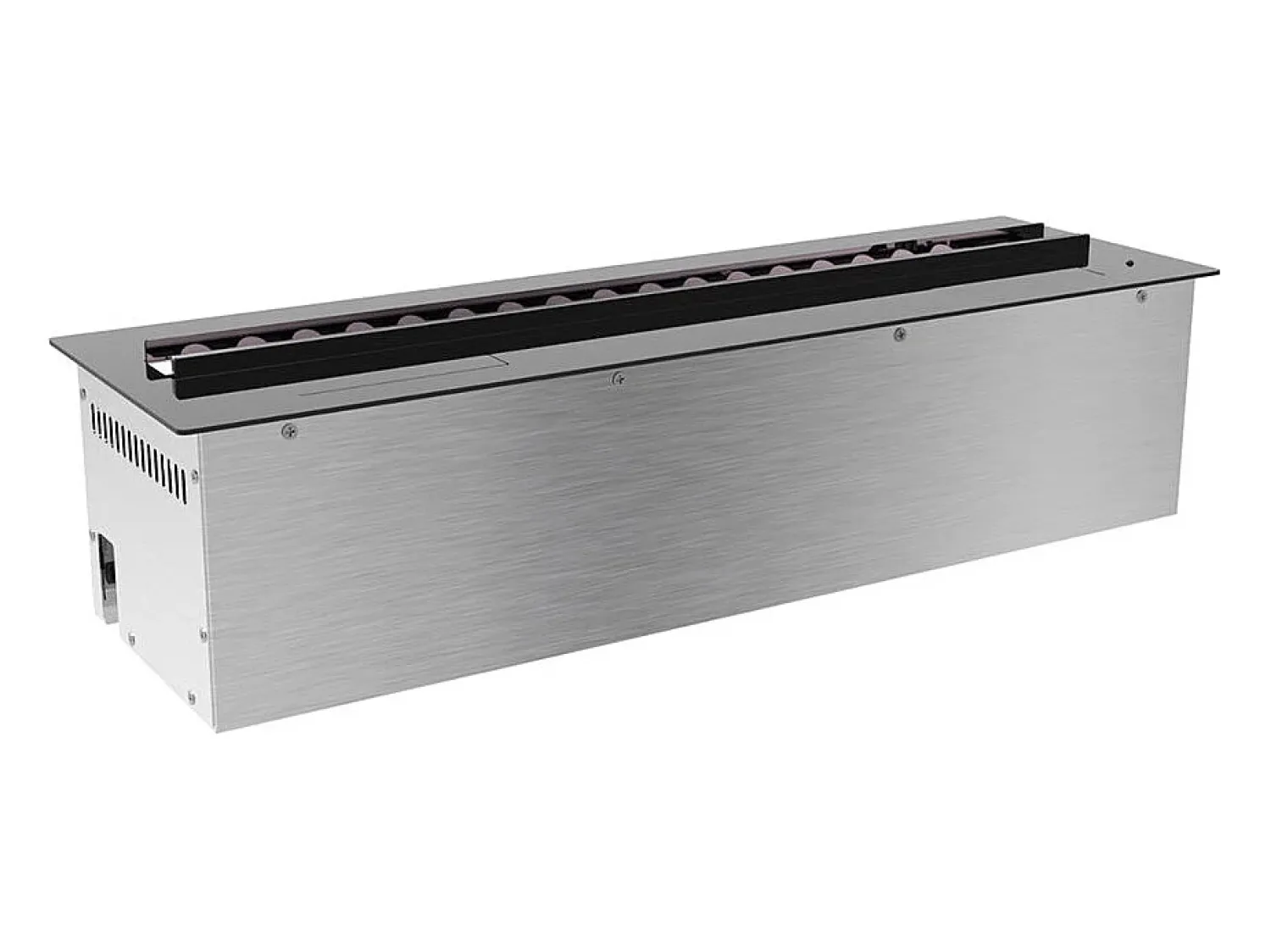Lareira* Lareira elétrica com vapor de água 3D APP queimador de inserção embutido 100 PRO-LINE Cinzento