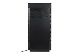 Lareira|FLAMATECH Lareira elétrica curva VULCANO - C41 x L13 x A81 cm - Preta Preto