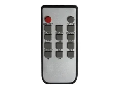 Lareira| Lareira elétrica de parede DALLAS L127 x D 11 x H50 Preto