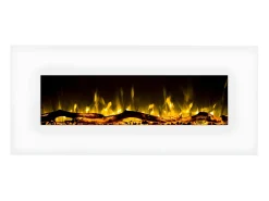FLAMATECH Lareira elétrica LALITA - C110 x L14 x A49 cm -^ Lareira
