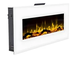 FLAMATECH Lareira elétrica LALITA - C110 x L14 x A49 cm -^ Lareira