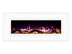 FLAMATECH Lareira elétrica LALITA - C110 x L14 x A49 cm -^ Lareira