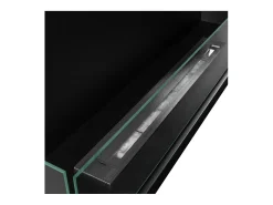 Lareira embutida a bioetanol biofireplace de canto 90x45 SUTRI 90 SX Preto