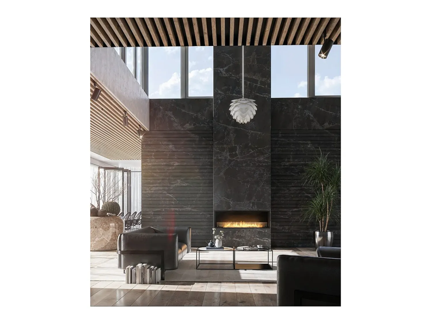 Sale Lareira embutida a bioetanol Inside Black 1500 - fosco, com vidro, queimador de 5L, design moderno Preto