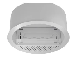 Lareira| Lareira embutida a bioetanol Incyrcle Inside - Biolareira de parede com design redondo d.70cm branca Branco