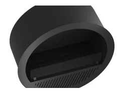 Lareira* Lareira embutida a bioetanol Incyclone Inside - Biolareira de parede com design redondo d.70cm Preto