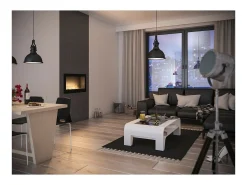 Lareira* Lareira embutida a bioetanol INSIDE 900 Infire com vidro Preto