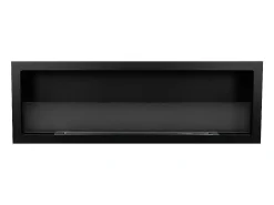 Lareira* Lareira embutida a bioetanol de parede biofireplace 120x40 FURORE 120 Preto