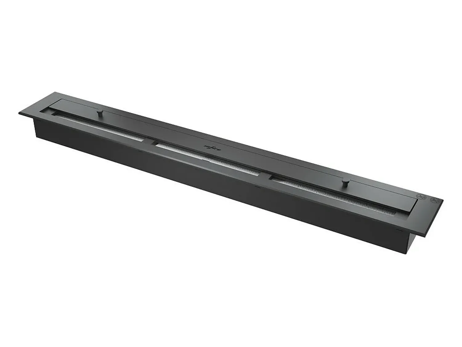Sale Lareira embutida a bioetanol INSIDE 1200 Infire com vidro Preto