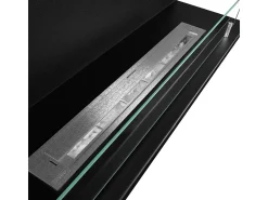 Discount Lareira embutida a bioetanol Biolareira tripla com 3 lados abertos 90x45 TREVI 90 Preto