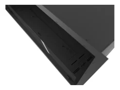 Lareira embutida a bioetanol Inside Black 1000 - fosco, com vidro, queimador de 3 litros, design moderno^ Lareira