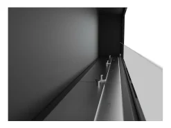 Hot Lareira embutida a bioetanol Frame 1800 SimpleFire com vidro Branco