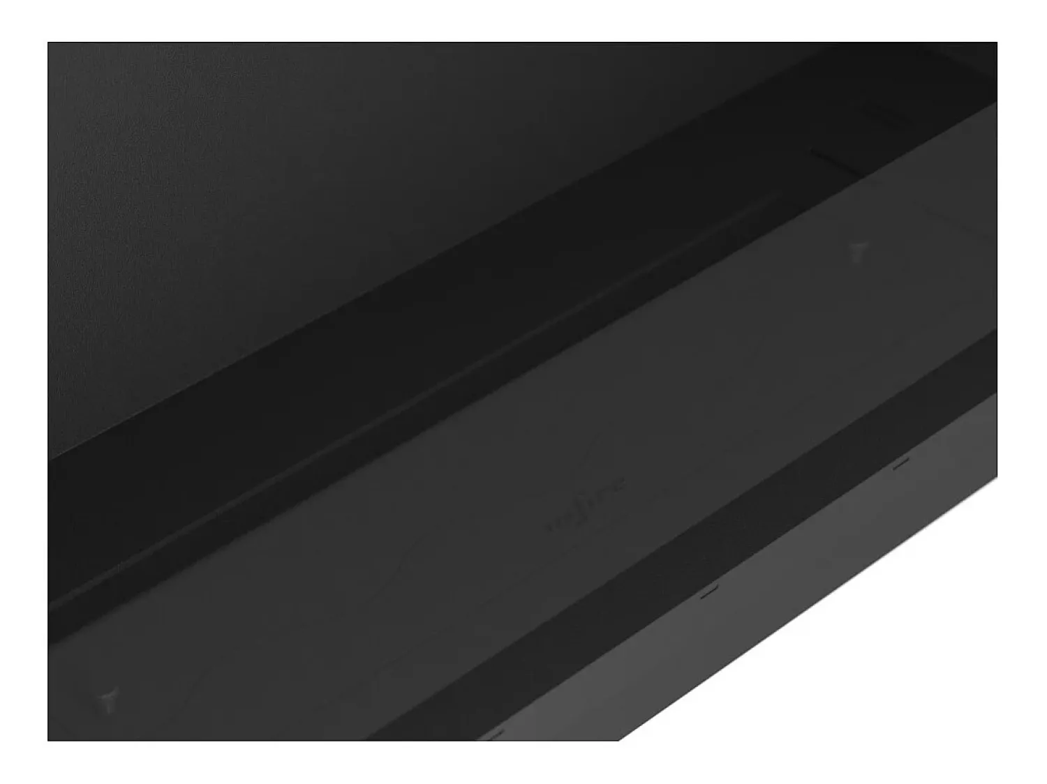 Lareira embutida a bioetanol Inside Black 800 - fosco, com vidro, queimador de 1L, design moderno^ Lareira