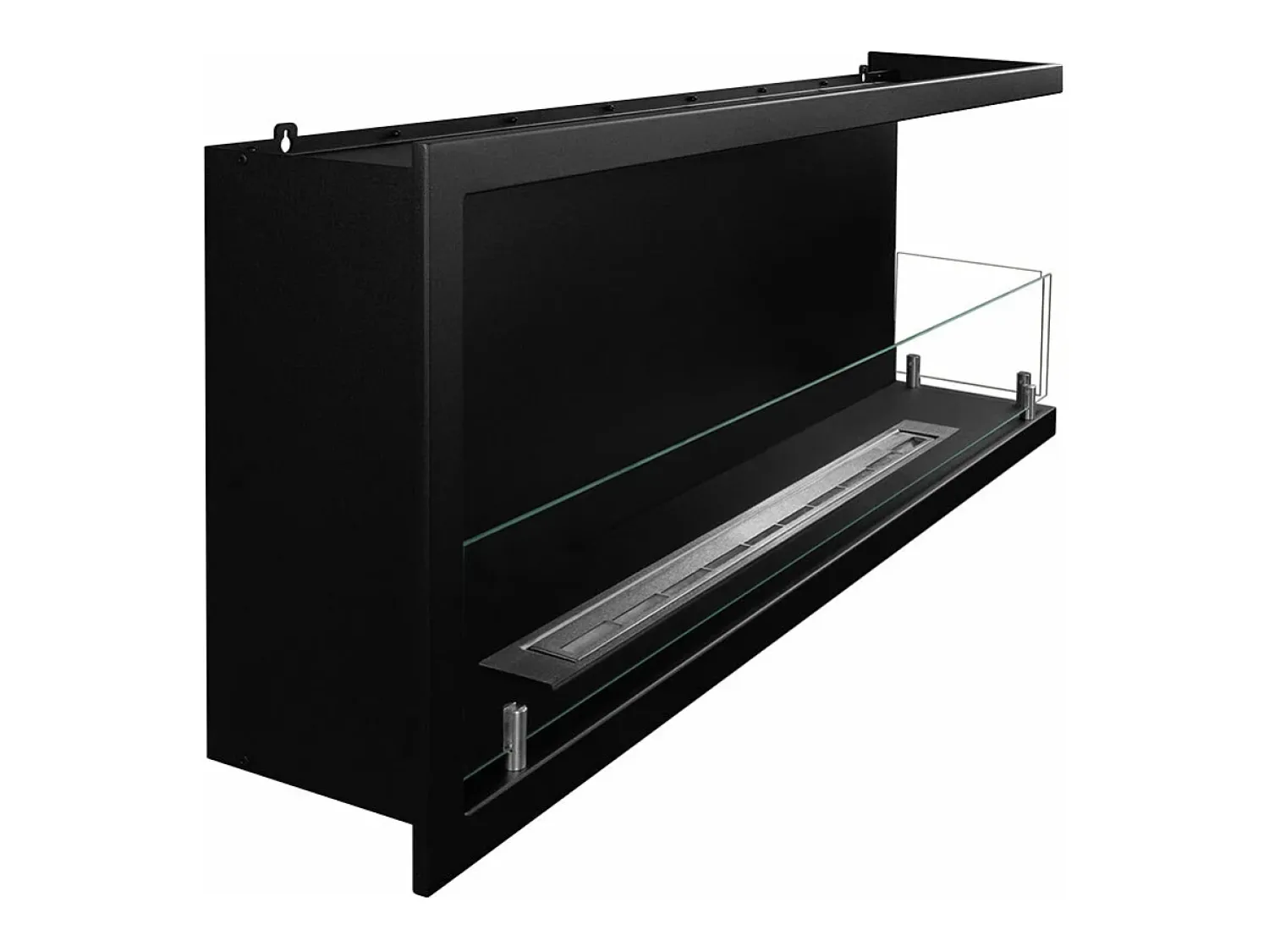 Lareira embutida a bioetanol biofireplace de canto 120x45 SUTRI 120 DX^ Lareira