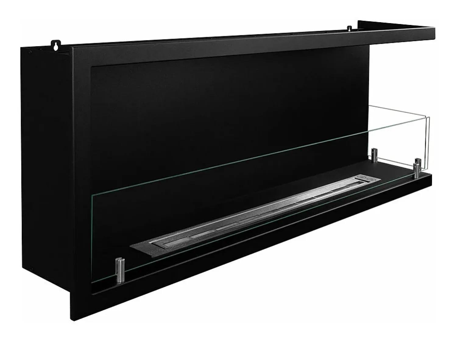 Lareira embutida a bioetanol biofireplace de canto 120x45 SUTRI 120 DX^ Lareira