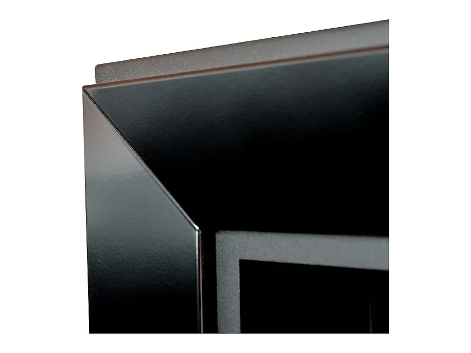 Lareira* Lareira embutida a bioetanol Frame 550 SimpleFire com vidro Preto