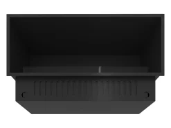 Clearance Lareira embutida a vapor Invapo Inside 1200 - Chama multicolorida, efeito 3D e controle por aplicativo, tanque de 2,4 l - Recarga automática de 123 cm Preto