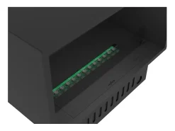 Lareira| Lareira embutida a vapor Invapo Inside 800 - Chama multicolorida, efeito 3D e controle por aplicativo, tanque de 1,2 l - 835 cm Preto