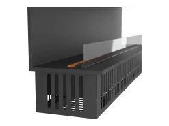 Lareira* Lareira embutida a vapor Inside C2200 com chama multicolorida, efeito 3D e controle por aplicativo, tanque de 4,8 l - 220 cm Preto
