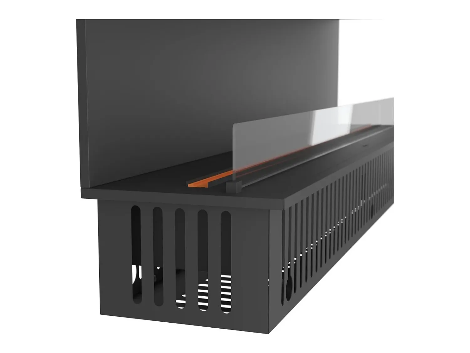 Lareira* Lareira embutida a vapor Inside C2200 com chama multicolorida, efeito 3D e controle por aplicativo, tanque de 4,8 l - 220 cm Preto