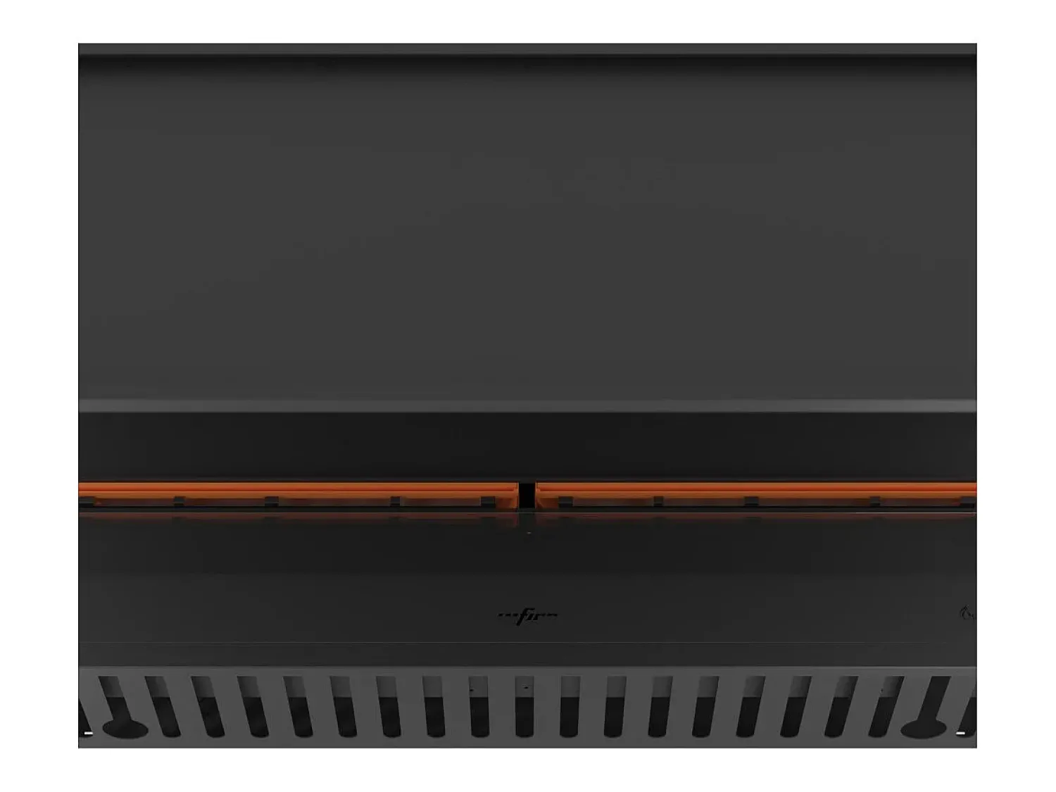 Lareira| Lareira embutida a vapor Inside C1200 com chama multicolorida, efeito 3D e controle por aplicativo, tanque de 2,4 l - recarga automática de 120 cm Preto