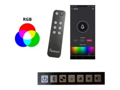 Discount Lareira embutida a vapor de água Corner L800 com chama multicolorida, efeito 3D e controle por aplicativo, tanque de 1,2 l - 80 cm Preto