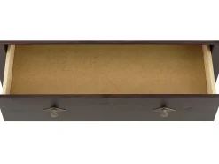 Mesa De Centro|Loft24 Laura | Mesa de Centro com 2 Gavetas em Pinho Castanho