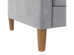 Hot Loft24 Lilly | Sofá-cama com arrumação Cinzento claro