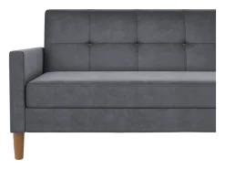 Sofá*Loft24 Lilly | Sofá-cama com arrumação Cinza antracite