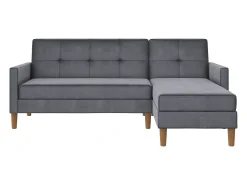 Sofá*Loft24 Lilly | Sofá-cama com arrumação Cinza antracite