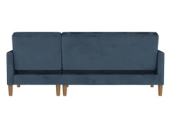 Discount Loft24 Lilly | Sofá-cama com arrumação Azul