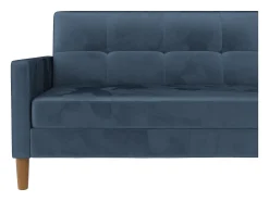 Discount Loft24 Lilly | Sofá-cama com arrumação Azul