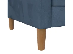 Discount Loft24 Lilly | Sofá-cama com arrumação Azul