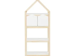 Loft24 Linha Square | Estante 2 Cestos Nature^ Biblioteca
