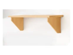 Loft24 Linus : Roupeiro com 2 portas em MDF cinzento Natural claro