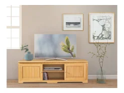 Móvel De Tv*Loft24 Lisa | Tábua baixa 175 cm Castanho