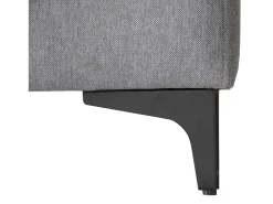 Sofá*Happy Garden LOGAN Sofá-cama de canto de 3 lugares Cinzento