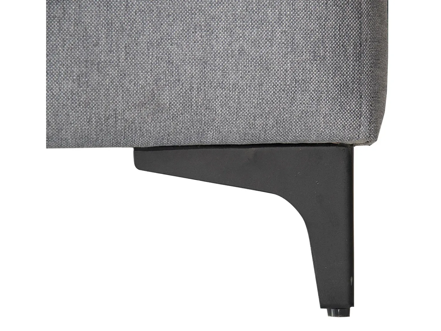 Sofá*Happy Garden LOGAN Sofá-cama de canto de 3 lugares Cinzento