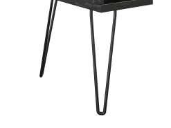 Móvel De Tv|Novogratz Loki | Armário expositor com 1 porta e 2 gavetas em pinho branco Preto