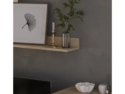 Vicco Lowboard & Regal sonoma/branco 139.8x35.3x38.9 berno^ Móvel De Tv