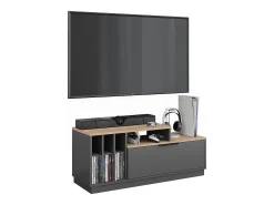 Móvel De Tv*Vicco Lowboard antracite/sonoma 120x40x49.9 betti Cinza antracite