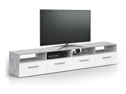 Móvel De Tv|Vicco Lowboard betão 190x33.2x38 diego Cinzento claro
