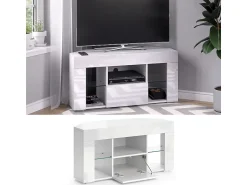 Móvel De Tv*Vicco Lowboard 100x40x50 denver Branco