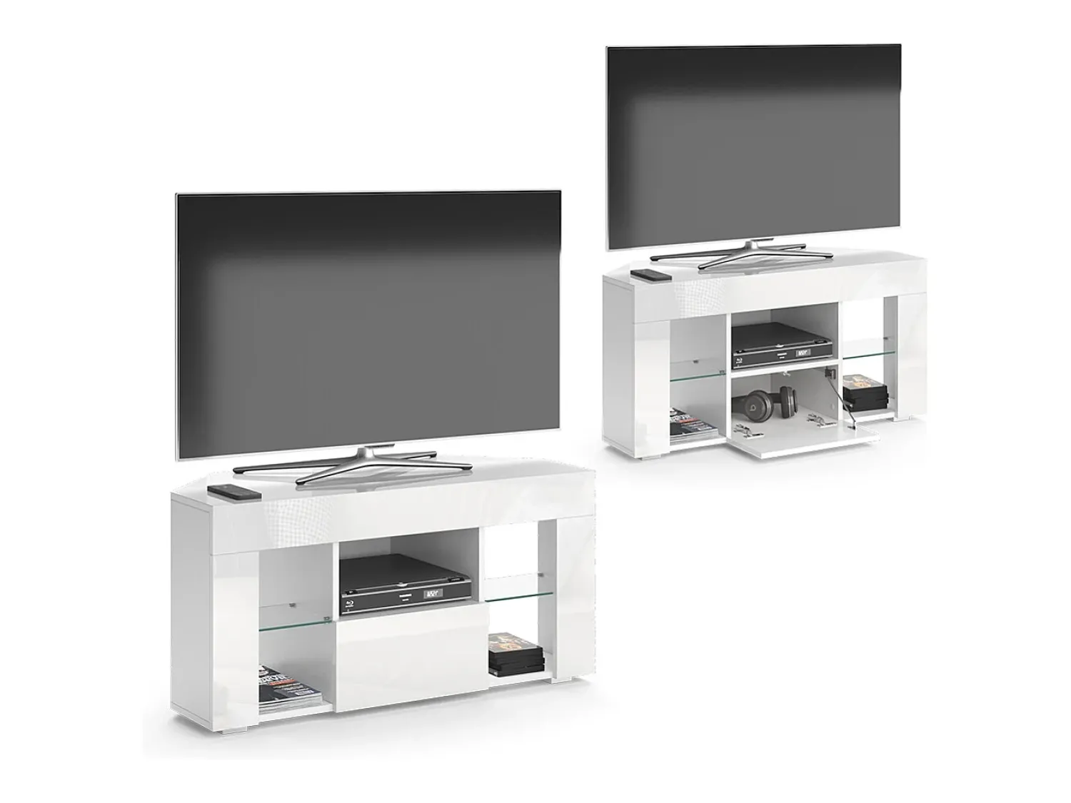 Móvel De Tv*Vicco Lowboard 100x40x50 denver Branco